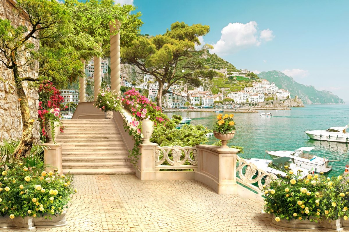 фреска аффреско арка море фото