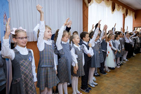 Фото 51. Линейка в 3-х и 4-х классах. Ноябрь, 2018