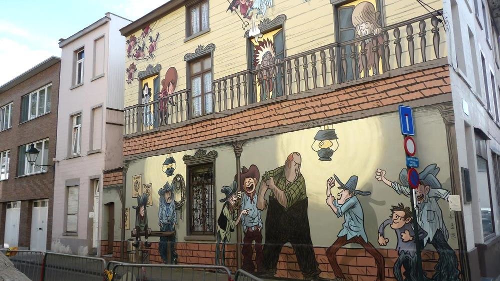 брюссель стрит арт фото