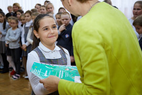 Фото 17. Линейка в 3-х и 4-х классах. Ноябрь, 2018