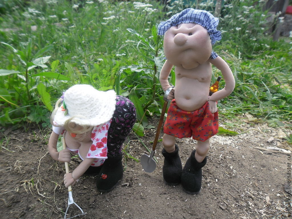 Смешные картинки дачница