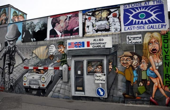 east side gallery в берлине фото