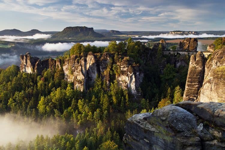 саксонская швейцария национальный парк фото