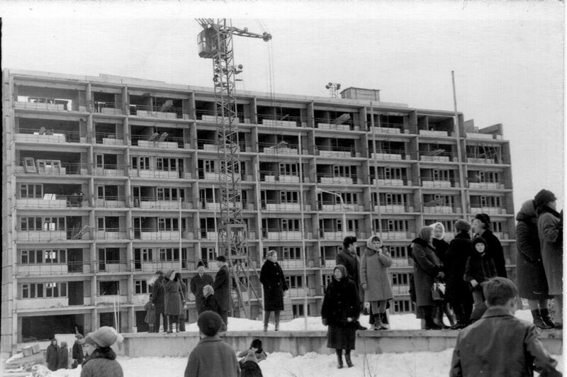 стройка панельных домов ссср фото