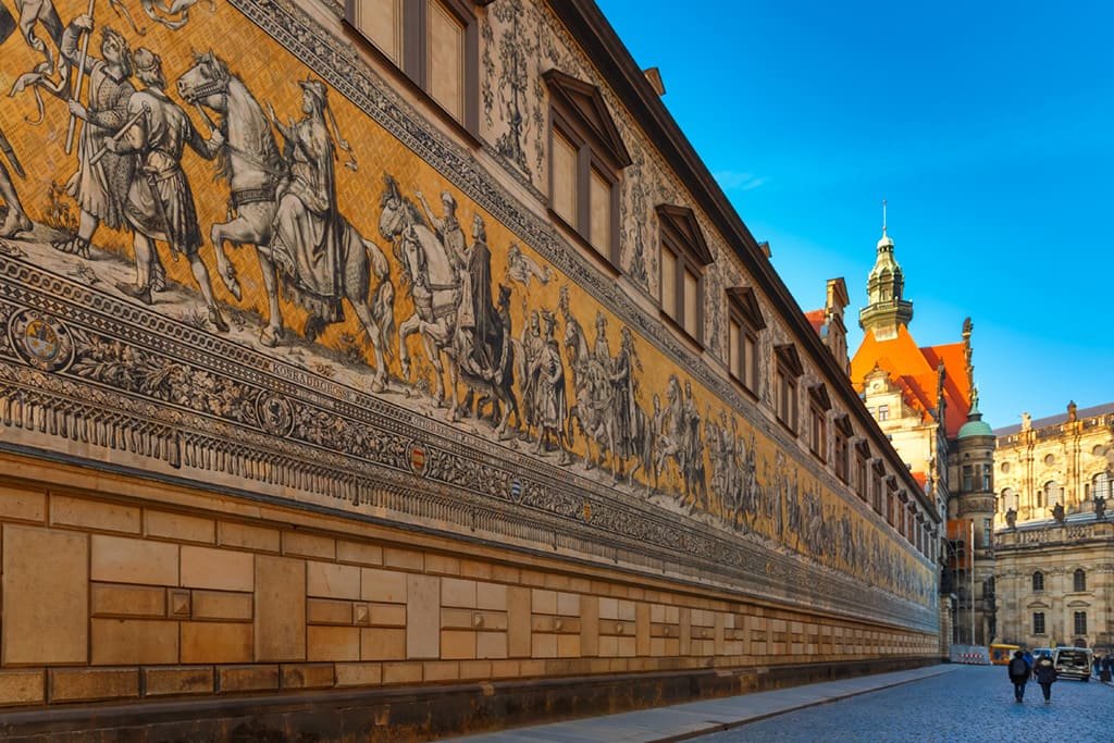 стена «шествие королей», дрезден фото
