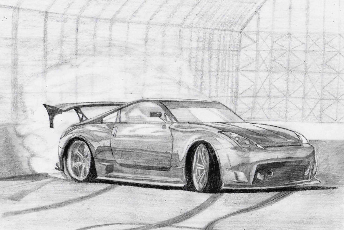 nissan gtr r35 раскраска фото