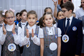 Фото 74. Линейка в 3-х и 4-х классах. Ноябрь, 2018