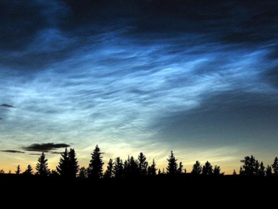 серебристые облака фото