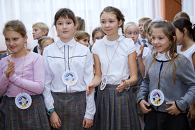 Фото 79. Линейка в 3-х и 4-х классах. Ноябрь, 2018