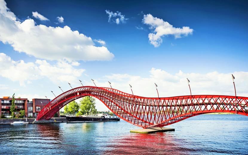 нидерланды мост питон фото