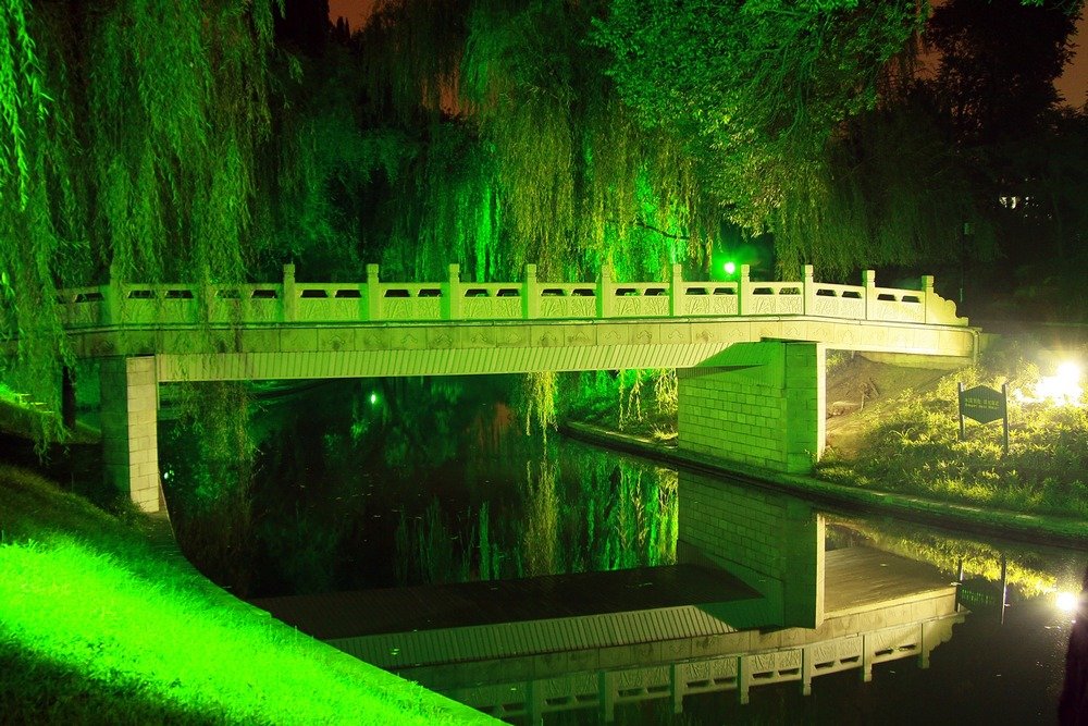 парк пурпурного бамбука в пекине фото