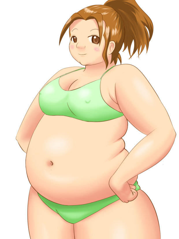 Картинки толстых аниме девушек