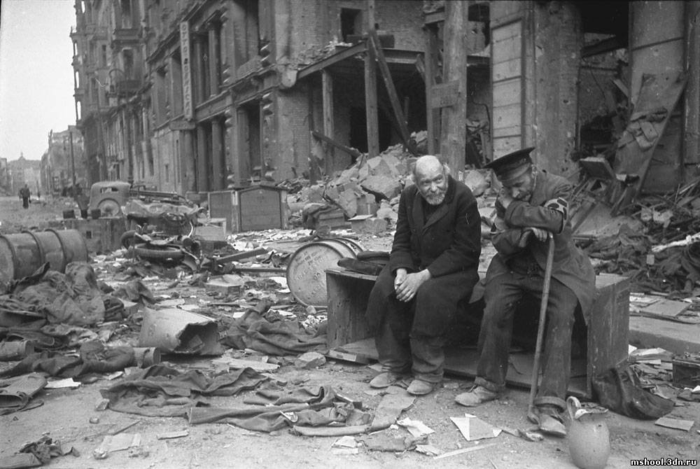 разрушенный берлин 1945 фото