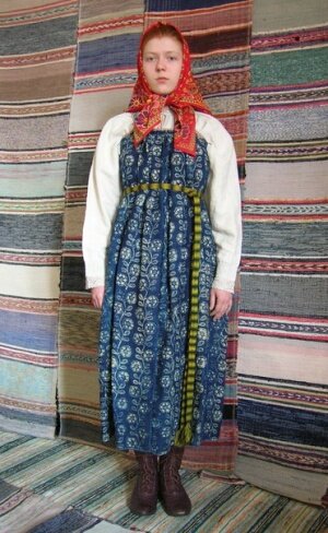 народный костюм архангельской губернии фото