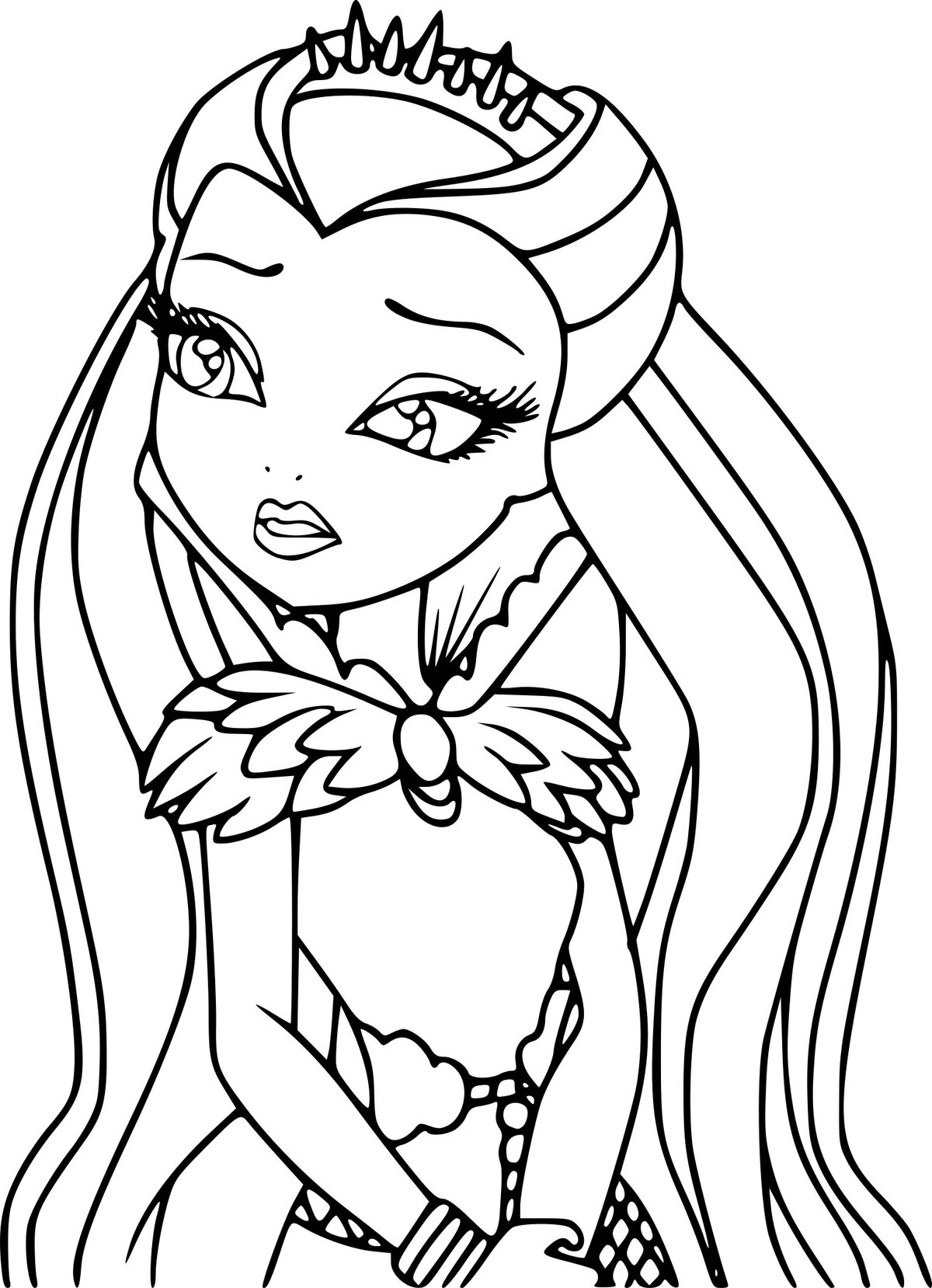 Милашку Хай Квин Разукрашку