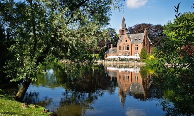 озеро любви - minnewater брюгге фото