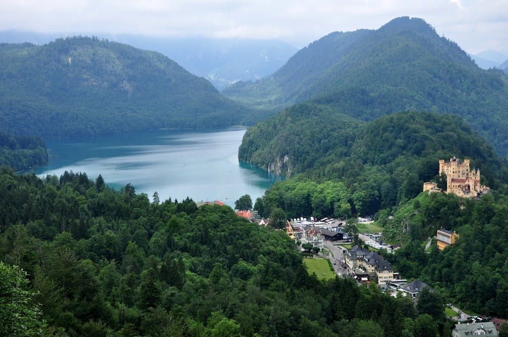 замок нойшванштайн, хоэншвангау, бавария, германия фото