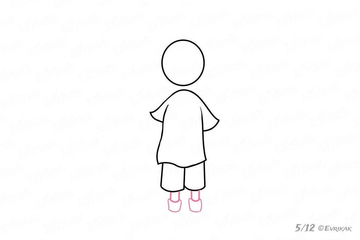 Как нарисовать человека мальчика легко