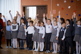 Фото 62. Линейка в 1-х и 2-х классах. Ноябрь, 2018