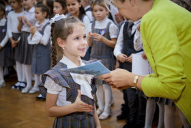 Фото 49. Линейка в 1-х и 2-х классах. Ноябрь, 2018