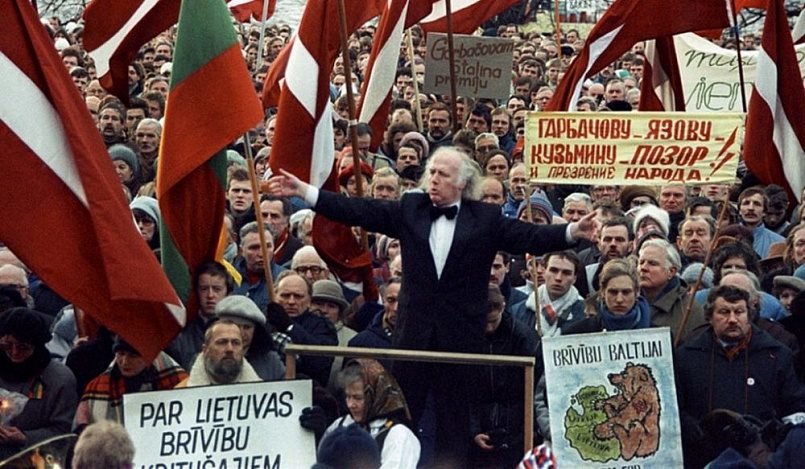 декабрь 1991 митинг фото