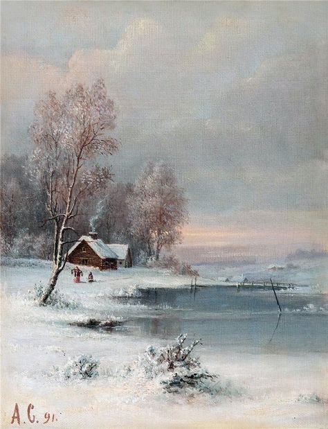 алексей кондратьевич саврасов зима фото