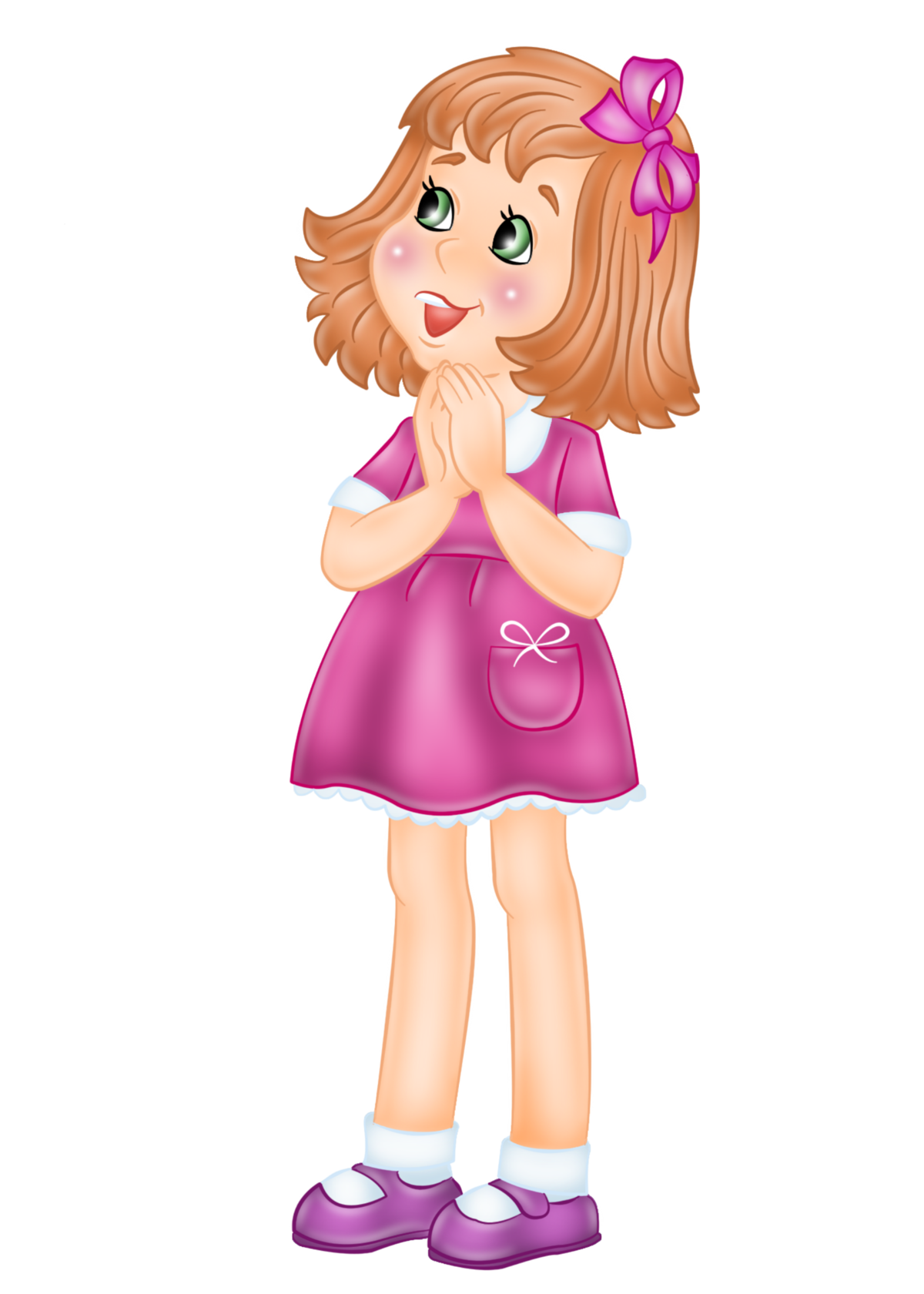 Девочка картинки для детей нарисованные цветные