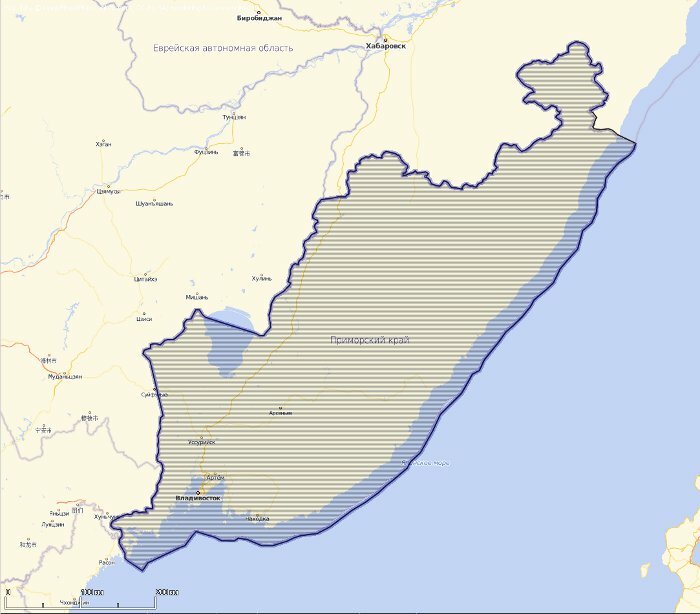 карта приморского края фото