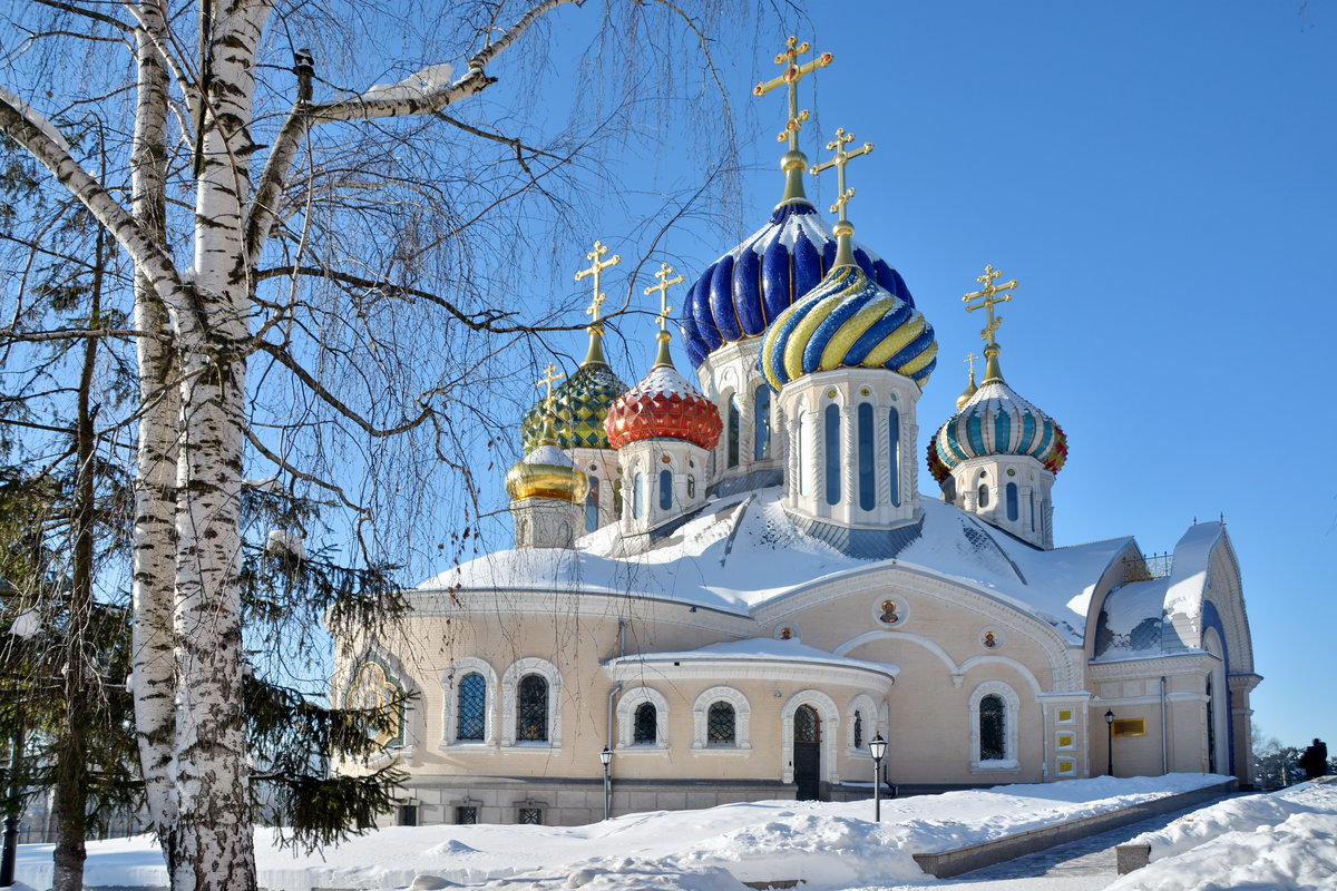 храм в переделкино зима фото
