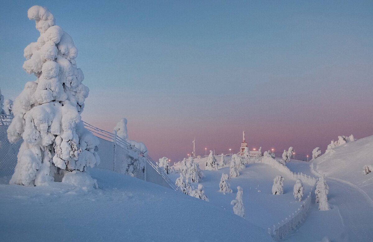 снег зима фото