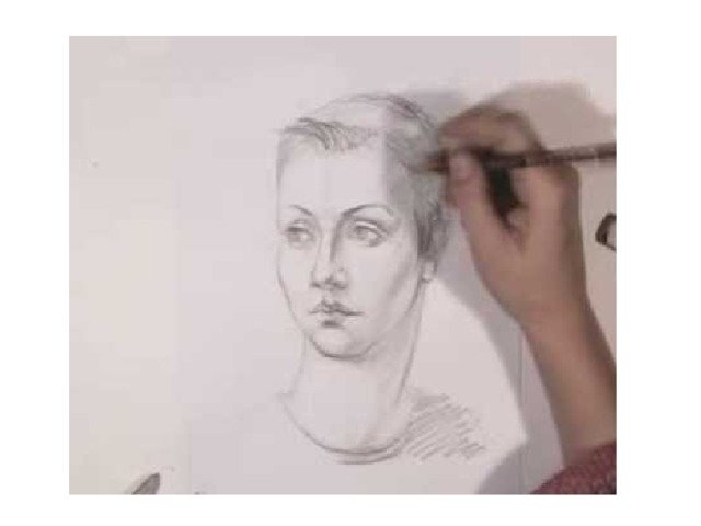 рисование портрета фото