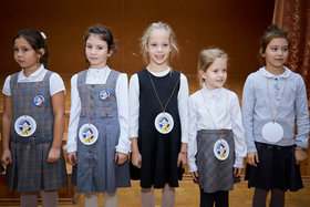 Фото 67. Линейка в 1-х и 2-х классах. Ноябрь, 2018