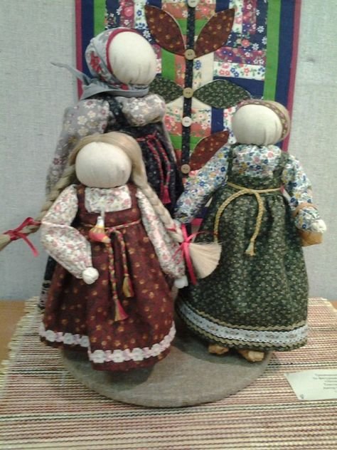 старинные народные куклы фото