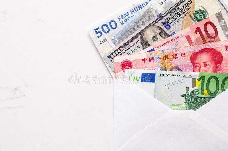 yuan dollar euro фото