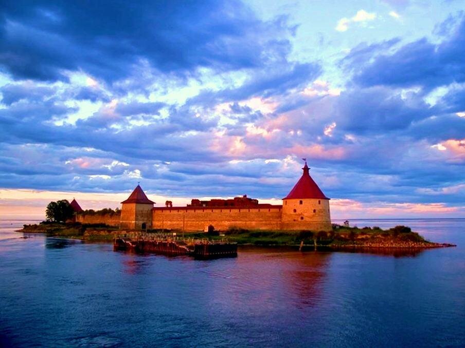 крепость орешек шлиссельбург фото