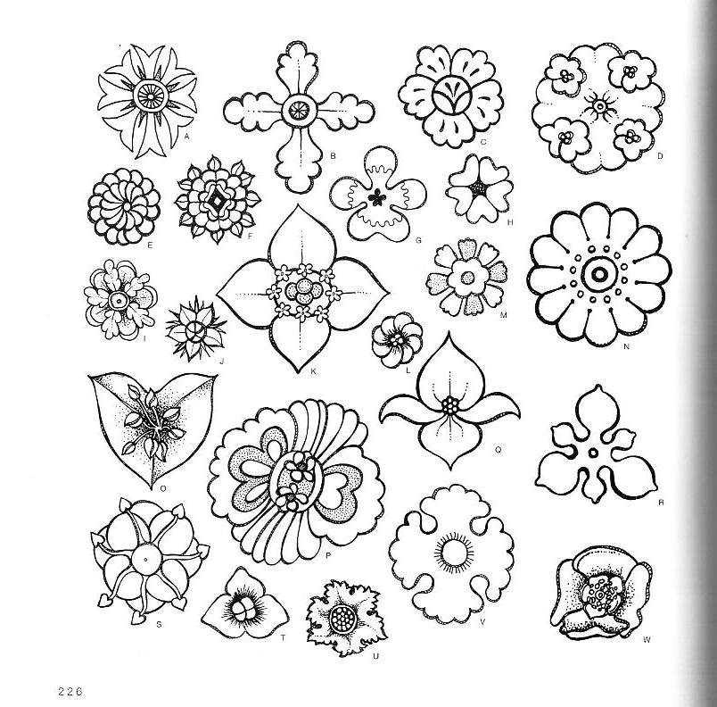 Маленькие картинки цветы для вырезания