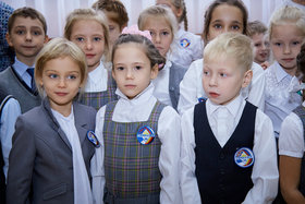 Фото 21. Линейка в 1-х и 2-х классах. Ноябрь, 2018