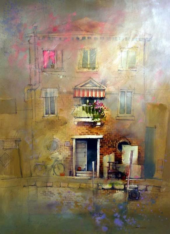 акварелист джон ловетт (john lovett). фото