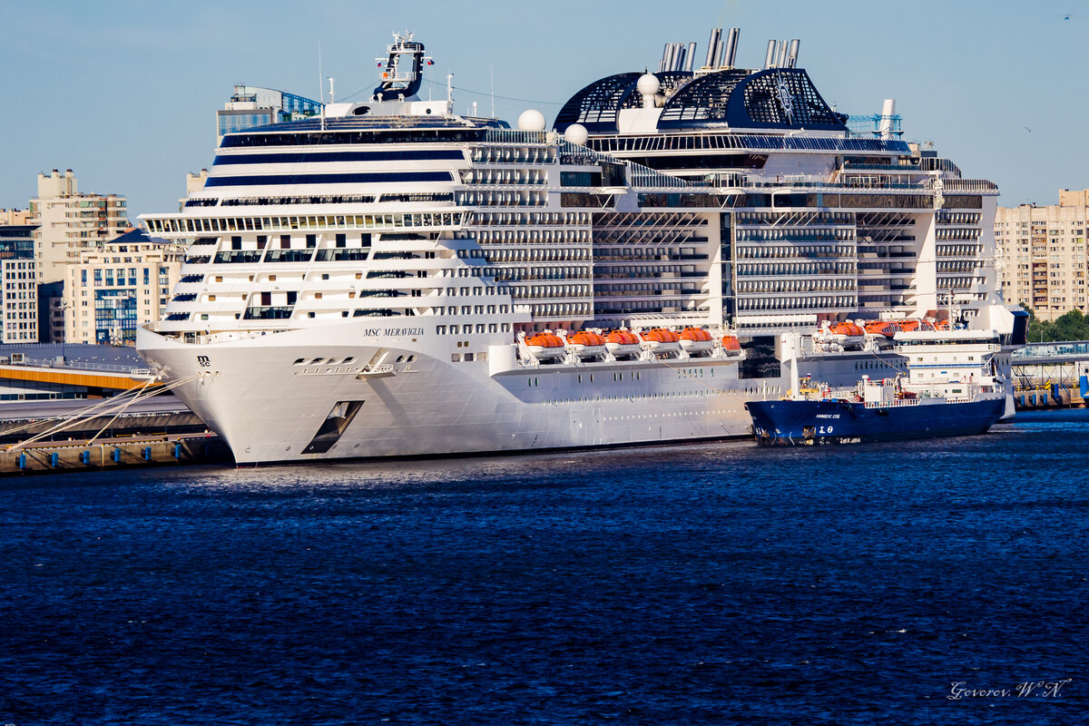 preziosa msc. лайнер морской фото