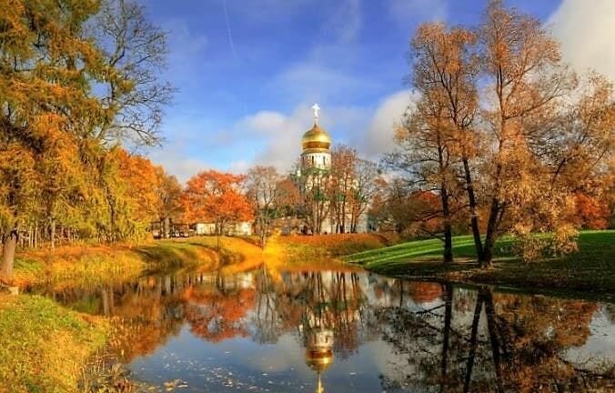 осень в царском селе фото