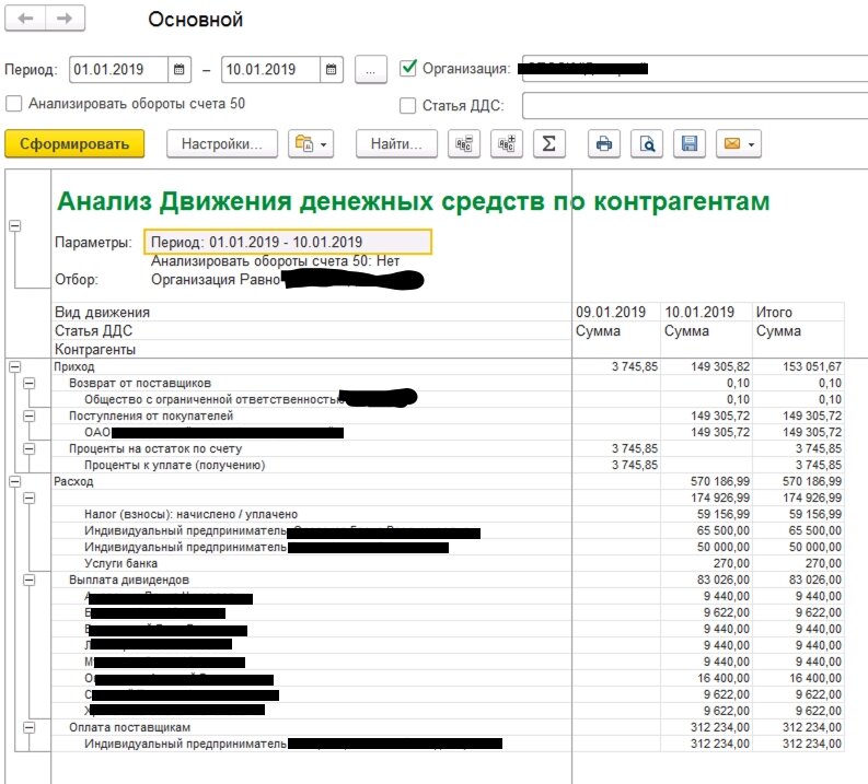 акт сверки с контрагентом фото