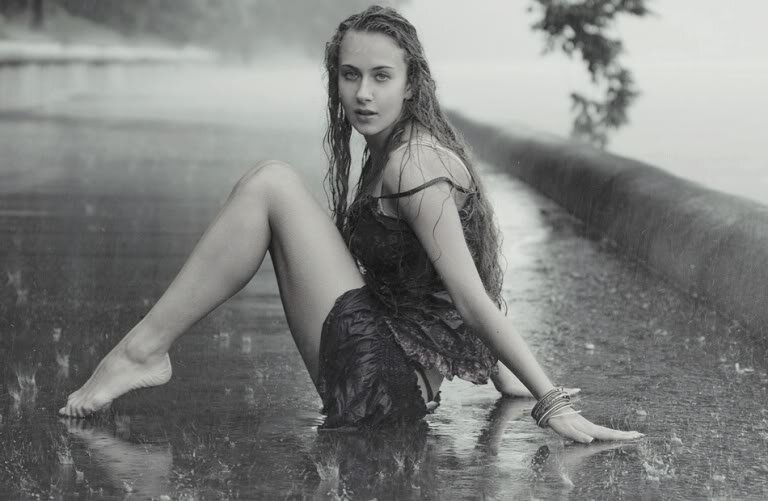 мокрая фотосессия фото