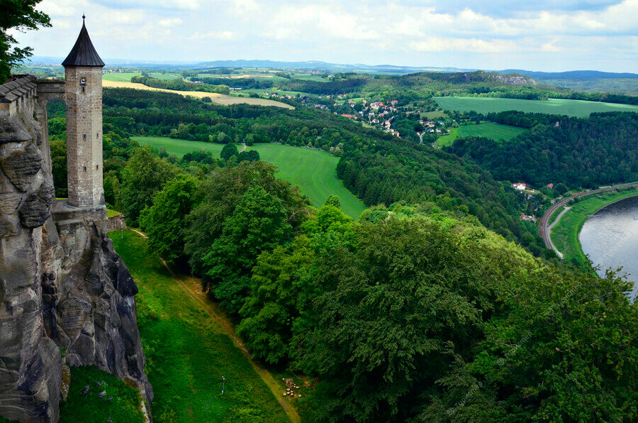 крепость кёнигштайн саксонская швейцария фото