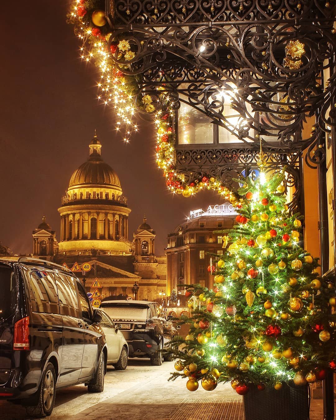 новогодний питер фото