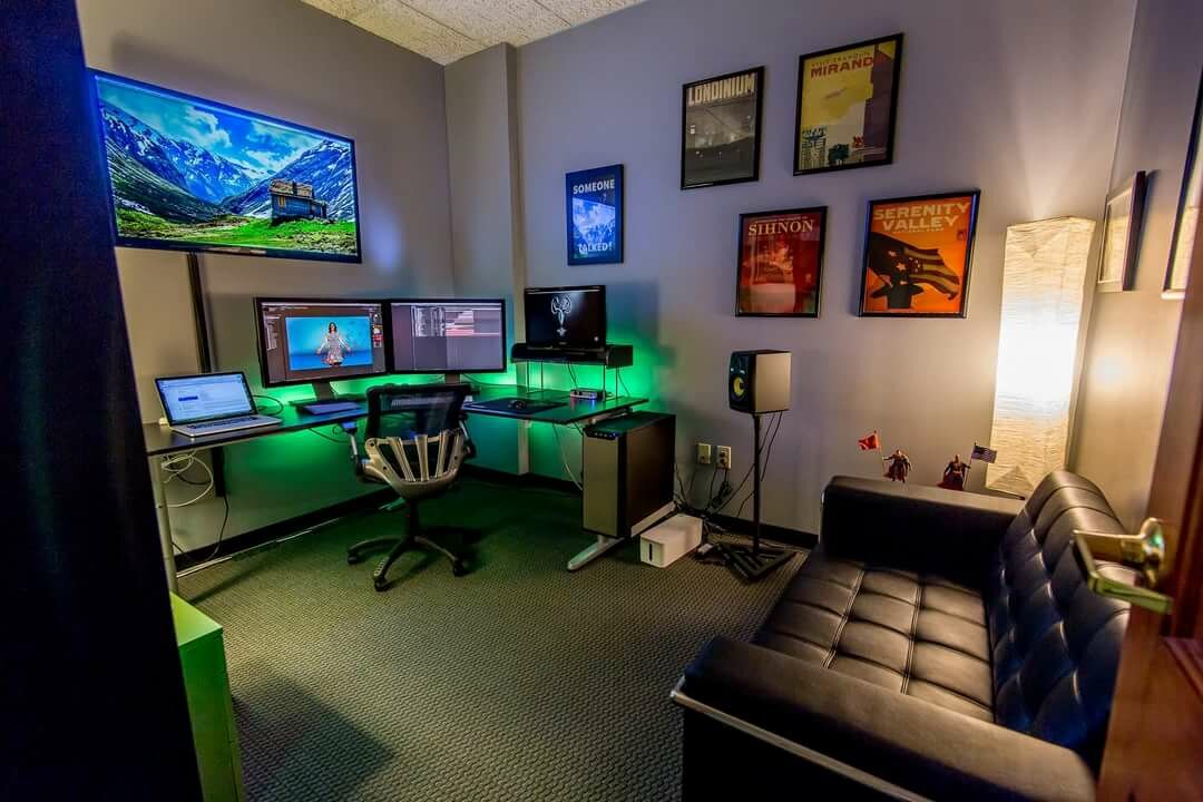 крутая геймерская комната