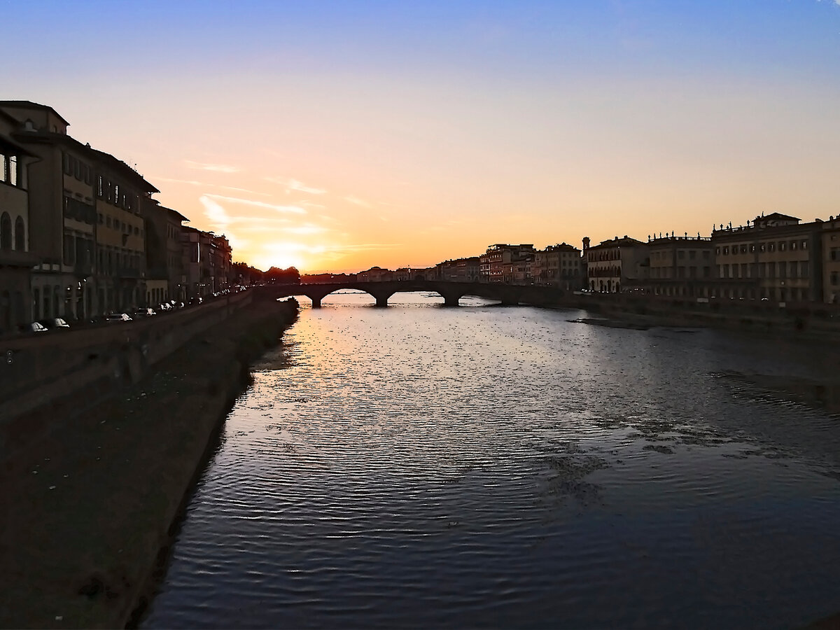 ponte alla carraia флоренция фото