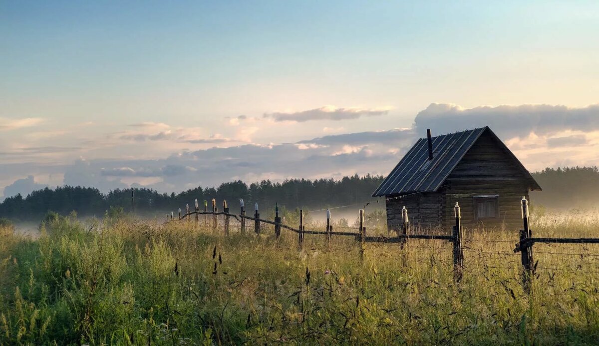 утро в деревне фото