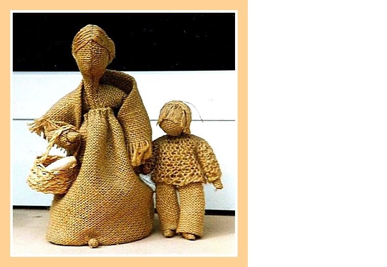 народные куклы из мешковины фото