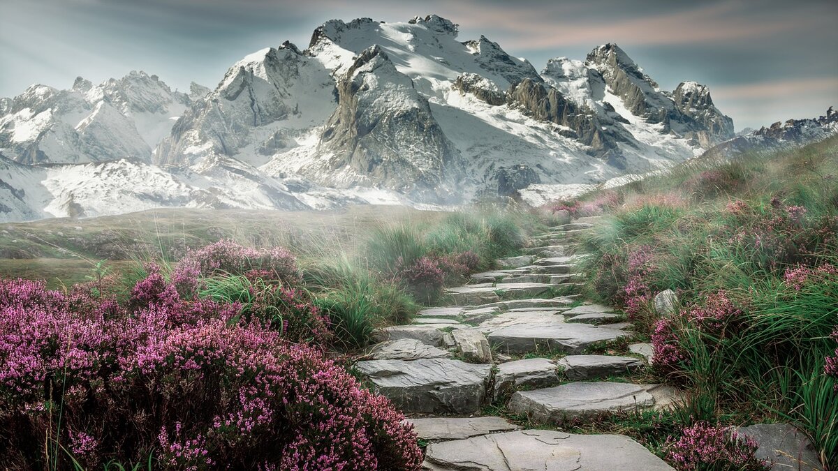горы красота фото
