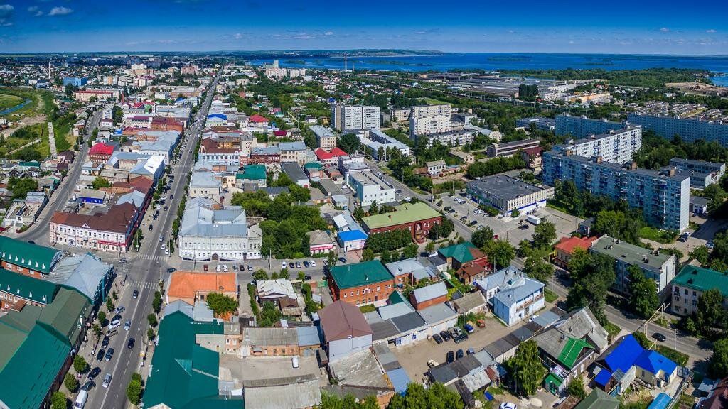 сызрань с высоты птичьего полета фото